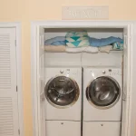 Washer and dryer in a closet