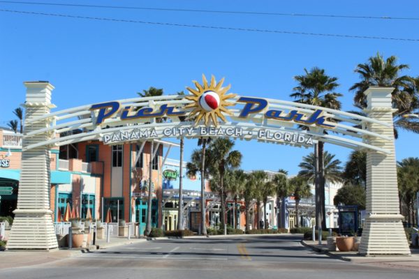 Pier Park Arch in Panama City Beach, Florida